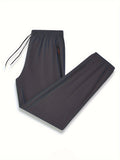 Men's Casual Athletic Pants, Breathable Lightweight Quick-drying Basketball Training Trousers, Thin Loose-Fit Sports Sweatpants With Tapered Cuff And Drawstring