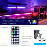 Wireless Control LED Strip Lights Infrared Remote RGB Lighting Decorationg Living Room Atmosphere Light Ribbon Flexible Lamp Decor String