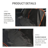 New Car Pet Mat Anti-fouling Foldable Car Pet Mat Rear Car Seat Cushion