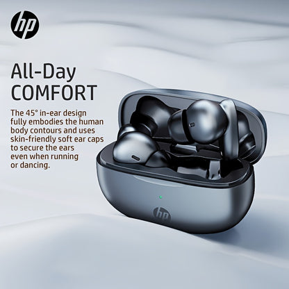 HP True Wireless Headphones ENC Noise Canceling Earbuds - Comfortable For IPhone/ Android, Built-in Microphone Sweat Resistant Earphones, Wireless Headphones