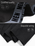 3pcs Men's Modal Long Boxer Briefs - Stretchy, Breathable &amp; Comfort Fit Underwear, Machine Washable