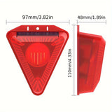 Repelente solar de animales con alarma antiladridos para exteriores, con carga solar, para granjas, huertos, campos y estanques.
