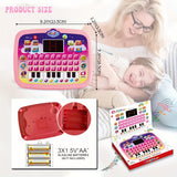 Kids Tablet Toddler Learning Pad With LED Screen Teach Alphabet Numbers Word Music Math Early Development Interactive Electronic Toy For Boys &amp; Girls (Battery Not Included) Halloween Christmas Gift
