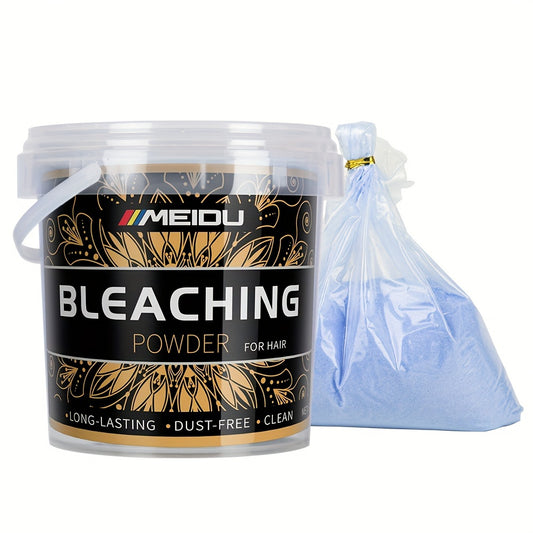 MEIDU Hair Bleach Powder 500g - Unisex-Adult Hair Dye Remover, Glycerin-Rich Formula, Quick & Even Color Removal, Suitable for Normal Hair Types, Hairdressing Essentials