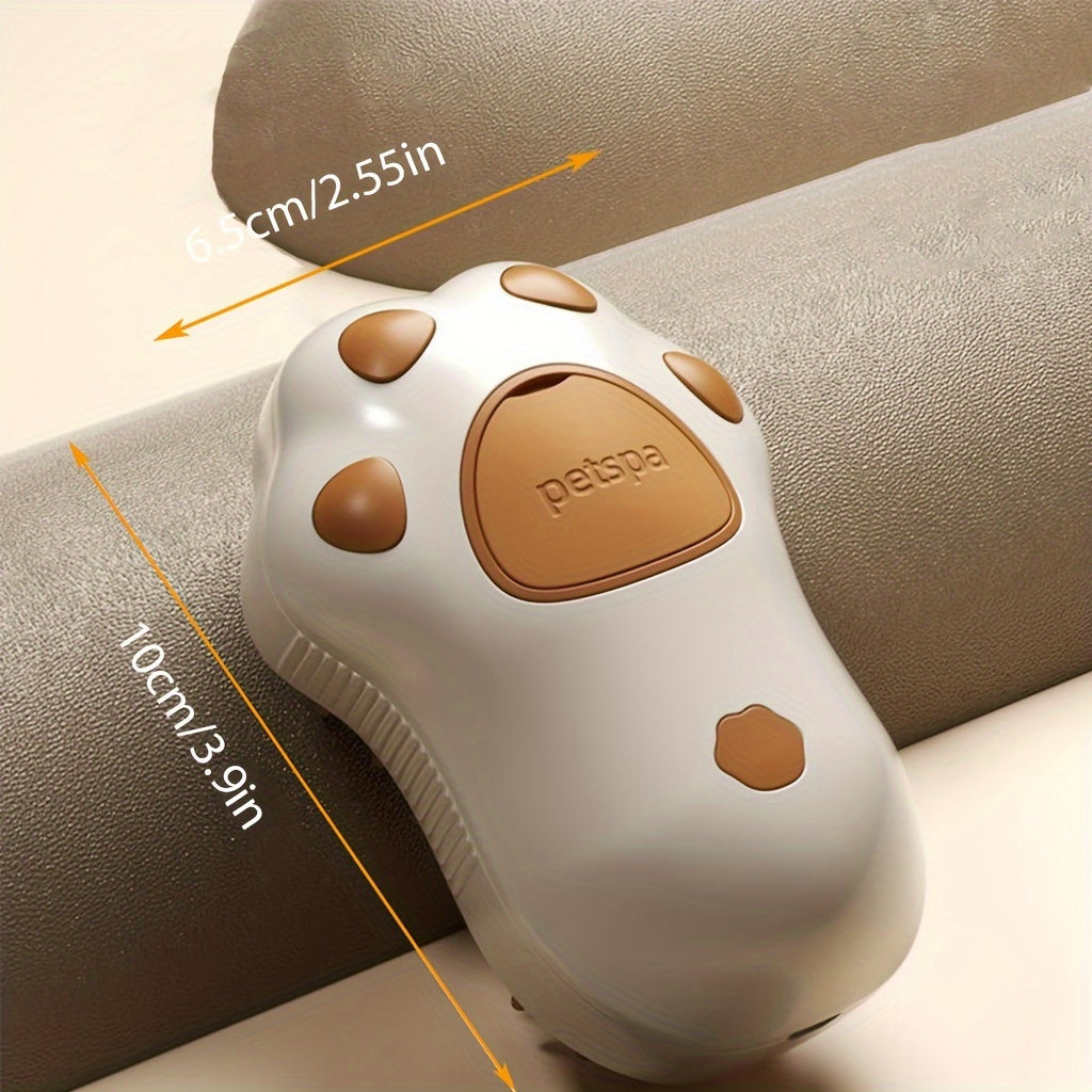 Cepillo de vapor para gatos, herramienta eléctrica 3 en 1 para el cuidado de mascotas, cepillo de vapor portátil de silicona autolimpiante para gatos y perros, masaje reconfortante y depilación, cuidado del cabello, diseño de pata.