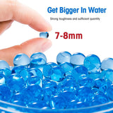 5pcs Transparent Grow Home &amp; Garden Crystal Soil Water Beads Room Decor Ball Wedding Decoration Gel Pearls Hydrogel Orbiz Seedlings 