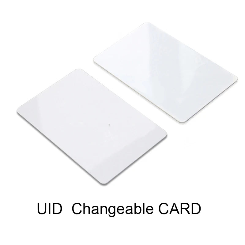 5pcs UID 13.56MHz Access Control Card Rewritable Tag RFID 13.56MHz PVC Thin UID Changeable IC Block 0 Writable Card(1K) 