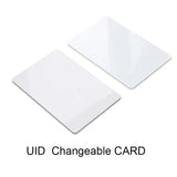 5pcs UID 13.56MHz Access Control Card Rewritable Tag RFID 13.56MHz PVC Thin UID Changeable IC Block 0 Writable Card(1K) 
