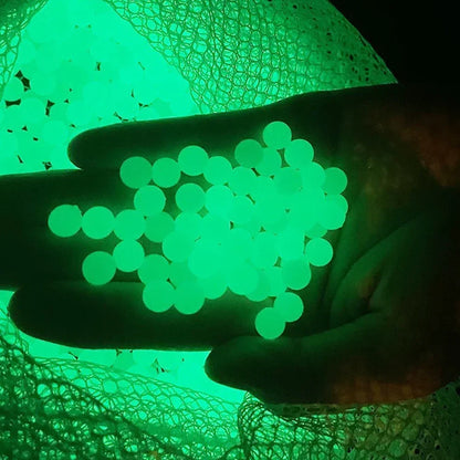 5000 piezas que brillan en la oscuridad, decoración del hogar, perlas de agua, bolas de gel de perla, jarrón de hidrogel de polímero, bola de salpicadura de gelatina mágica de barro de cristal 
