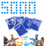 5000 perlas de gel para pistola Orbeez, hidrogel para crecimiento en agua, munición Orbiz Blaster, decoración del hogar, barro de crecimiento, juguetes para niños, bolas de gel. 