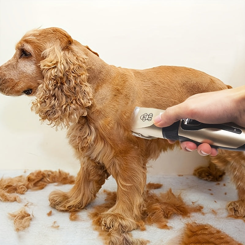 Professional Pet Electric Clipper Kit for Dogs, Specialized Hair Clipper Head for Leaving Hair, Professional Grooming Tool for Pet Shops, Suitable for Teddy and Cats