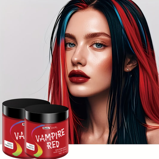 Tinte semipermanente MEIDU VAMPIRE RED para cabello, unisex, con fórmula en crema con escualano vegetal y glicerina, no dañino, fácil de aplicar, ideal para Halloween y Navidad.
