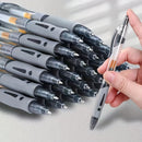 1pc, Complete set of 20 retractable gel pens, 0.5mm black gel pen, retractable gel ink ballpoint pen, 10 sets of gel pens + 10 gel pen refills, suitable for diary, office, school and home writing