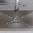 MEJE 80 x 46 Cm Drop-in 11 Gauge Stainless Steel Workstation Kitchen Sink ,Large Single Bowl,  Color Black，Grey