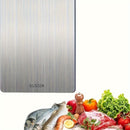 Premium Titanium Chopping Board - Double-Sided, Food-Grade Stainless Steel for Kitchen & Dining