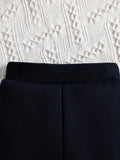 Conjuntos casuales bonitos, conjunto de abrigo y pantalón de béisbol con estampado de letras para niñas pequeñas, ropa de exterior para primavera y otoño.