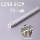 Smart Motion-Activated LED Light Strip - Wireless, Magnetic Mount, USB Rechargeable for Wardrobe, Kitchen, Desk & More