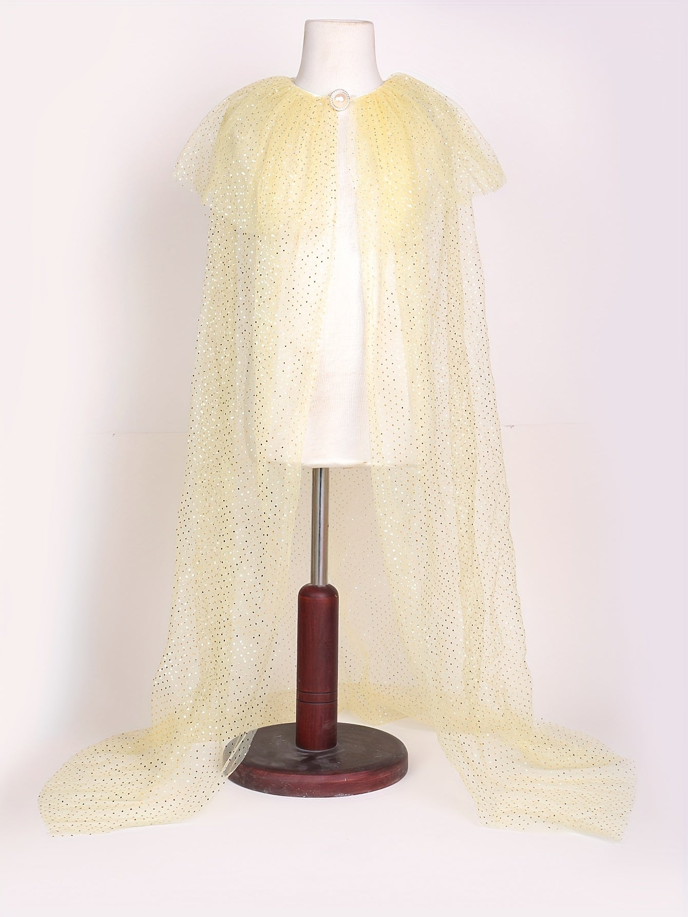 Girls Sequin Shiny Cape, Dreamy Princess Cloak For Dress Up Party Prom Performance Party Gift