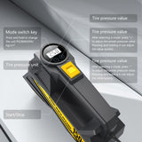Carsun Digital Tire Inflator - Portable Car Air Pump Compressor with LED Light, for Smart Chip Upgrade, 22-Cylinder Movement & Wired Power Supply for Automobiles, Motorcycles, Bicycles - 12V DC, 150 PSI, Car Plug Operation, N