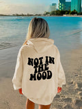 Girls' Cozy Hooded Sweatshirt - Casual Long Sleeve Pullover with Letter Print, Perfect for Fall/Winter - Machine Washable