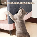 Playful, Durable Polyester Cat Scratching Mat, 1pc Wall-Mounted Sofa Protector, Multi-Functional Cat Climbing Pad with Ear-Scratching Feature