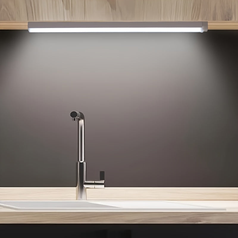 Smart Motion-Activated LED Light Strip - Wireless, Magnetic Mount, USB Rechargeable for Wardrobe, Kitchen, Desk & More