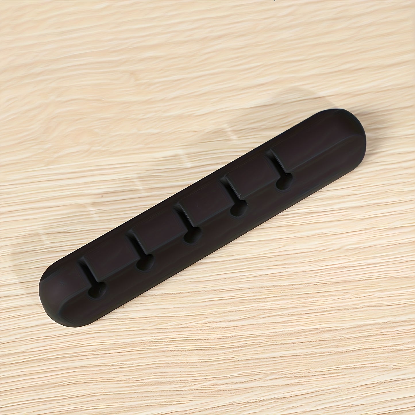 Silicone Cable Organizer Clips - Multi-Slot Desk Cord Management System for Office Supplies