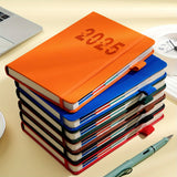 Cuaderno planificador diario QS 2025: organizador de gestión del tiempo de 365 días con resúmenes semanales y mensuales, y recordatorios de autodisciplina para una planificación de vida eficiente.