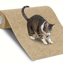 1pc Durable Cat Scratch Pad - Self-Adhesive, Wear-Resistant Vertical Wall Scratcher - Trimmable, Non-Shedding Polyester - Ideal for Indoor Cats, Protects Furniture, Cat Scratchers for Indoor Cats