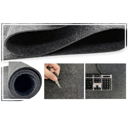 Oversized Felt Mouse Pad, Non-slip Felt Table Mat/Desk Pad Protection/Office Felt Table Mat/Keyboard Pad