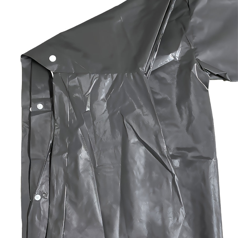 Impermeable Explorer: duradero, resistente al viento, de secado rápido, transpirable y ligero, con capucha para máxima protección al aire libre. Perfecto para senderismo, pesca, montañismo y acampada en negro.