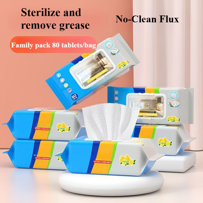 1 Pack Contemporary Kitchen Wet Wipes, Extra Strength Grease & Oil Removal, Thick Non-Woven Fabric, Hand Wash Only, Lightweight, Vegetable Theme, Oblong Shape, Polyester & Terrycloth Blend, Plastic Cover