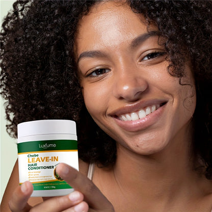 Chebe Leave In Conditioner with Castor oil, Thickening Strengthening Chebe Butter, Chebe Powder, Chebe Oil, Best for Split Ends/Dry/Damaged Hair