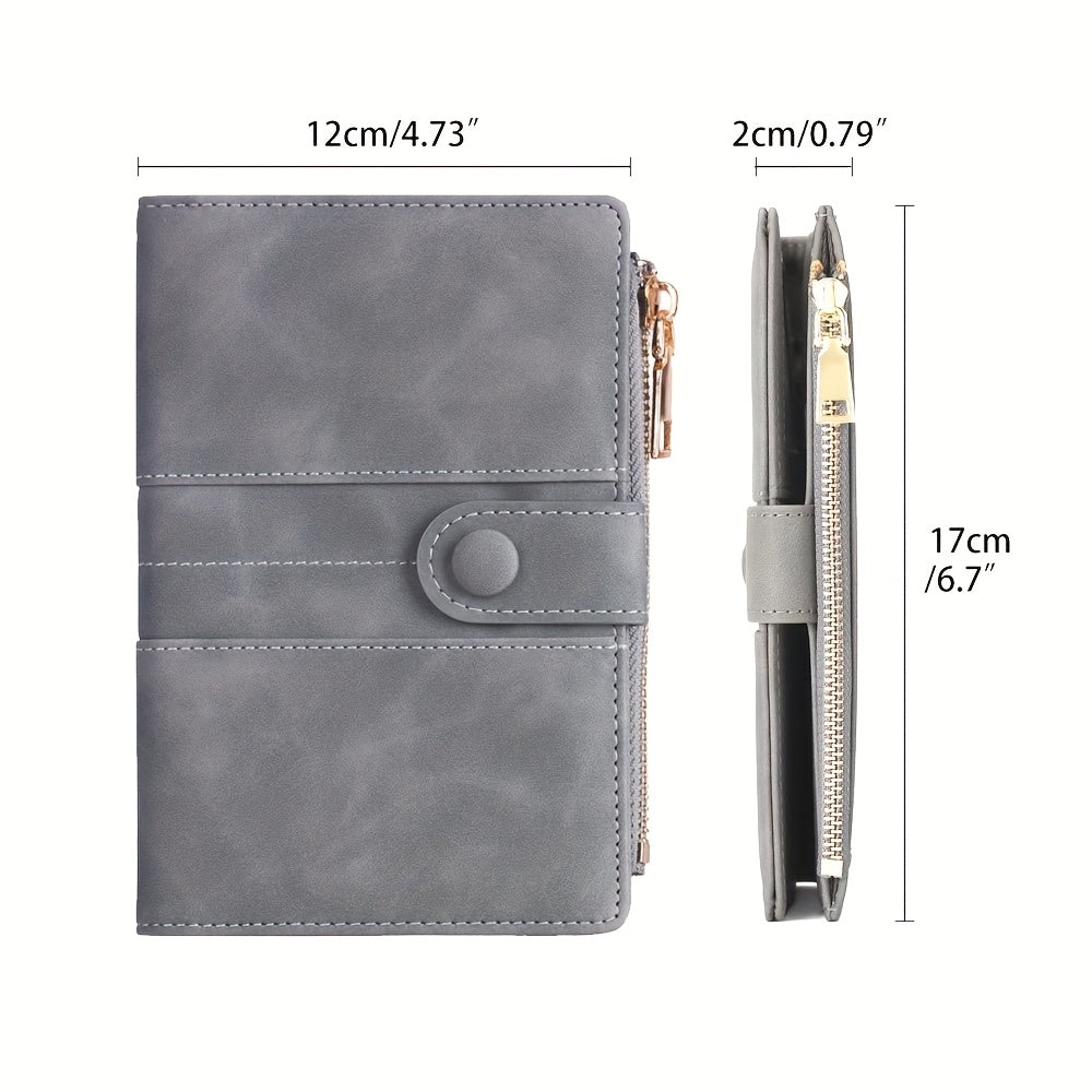 Cartera de viaje antirrobo RFID de moda: espaciosa y segura, con cierre de cremallera. Ideal para pasaporte, tarjetas bancarias, tarjetas de crédito, fotos, DNI, tarjetas SIM y cambio. Ideal para salir, regalar y para personas con problemas.