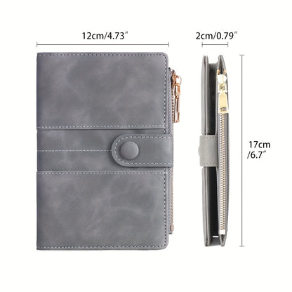 Cartera de viaje antirrobo RFID de moda: espaciosa y segura, con cierre de cremallera. Ideal para pasaporte, tarjetas bancarias, tarjetas de crédito, fotos, DNI, tarjetas SIM y cambio. Ideal para salir, regalar y para personas con problemas.
