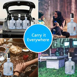 1pc, Water Bottle Pump, Electric Water Bottle Pump, USB Rechargeable Automatic Drinking Water Pump For Universal 3-5 Gallon Bottles, Portable Camping Water Dispenser