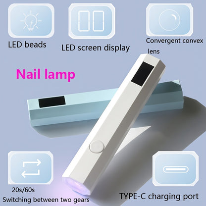 Beauty Nail Curing Lamp, Highly Operable, Can Also Be Used at Home by Oneself