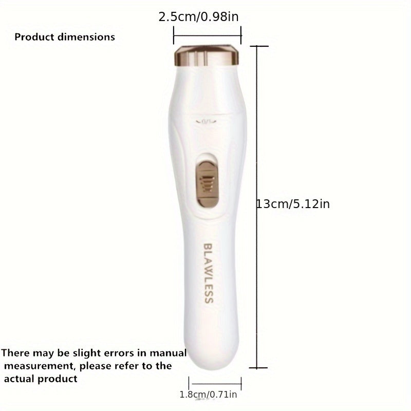 Kit de depilación eléctrica 3 en 1 para mujer: recortadora facial recargable por USB, recortadora de vello nasal, depiladora corporal completa, regalos para mujeres