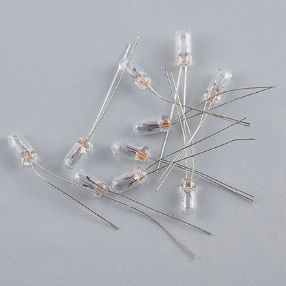 5mm, 4mm, 3mm, 12v, mini light bulb, tungsten lamp with switch button indicator, 25pcs 