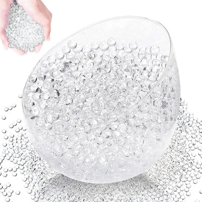 600 perlas de agua transparentes para cultivo de suelo, perlas de gel hidrogel, barro, gelatina Orbiz para plantas en maceta, decoración del hogar. 