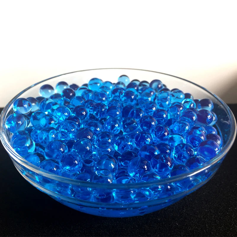 600 unidades/bolsa de perlas de agua de cristal para suelo, bolas de hidrogel Orbiz para cultivo, grandes flores decorativas para decoración del hogar y bodas. 