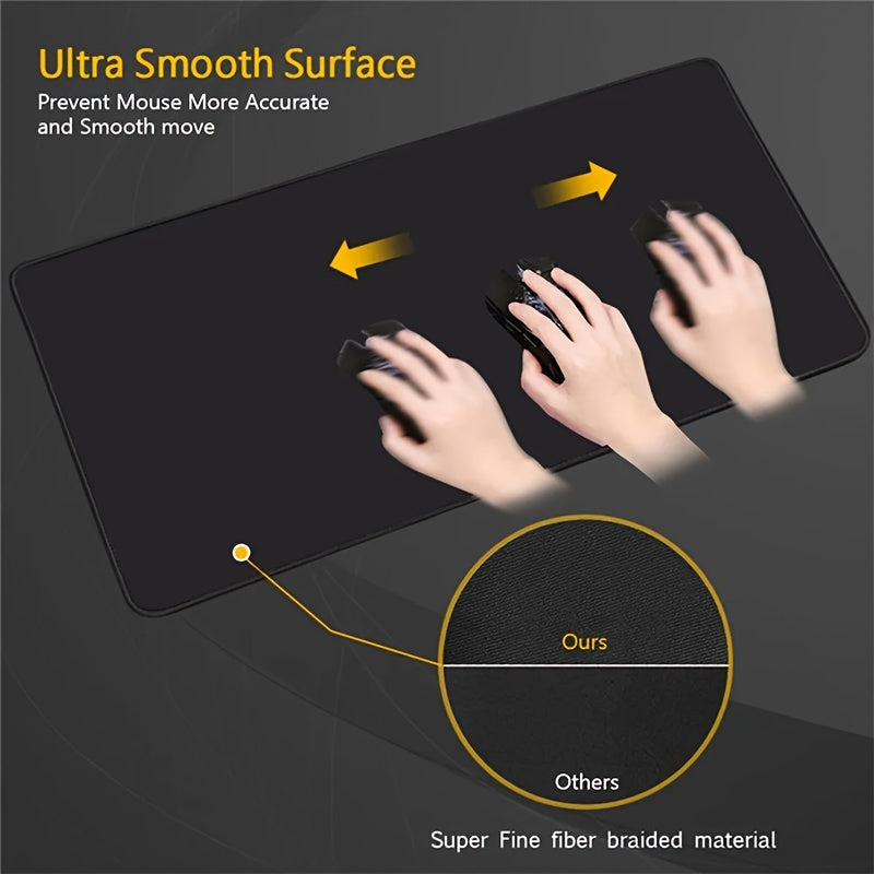 Mouse Pad Office Software Office Word Excel PPT Shortcuts Large Desk Pad Excel Shortcut Pattern Non-Slip Keyboard Pad With Shortcut Pattern Computer Gaming HD Mousepad Carpet Laptop Mice Pad