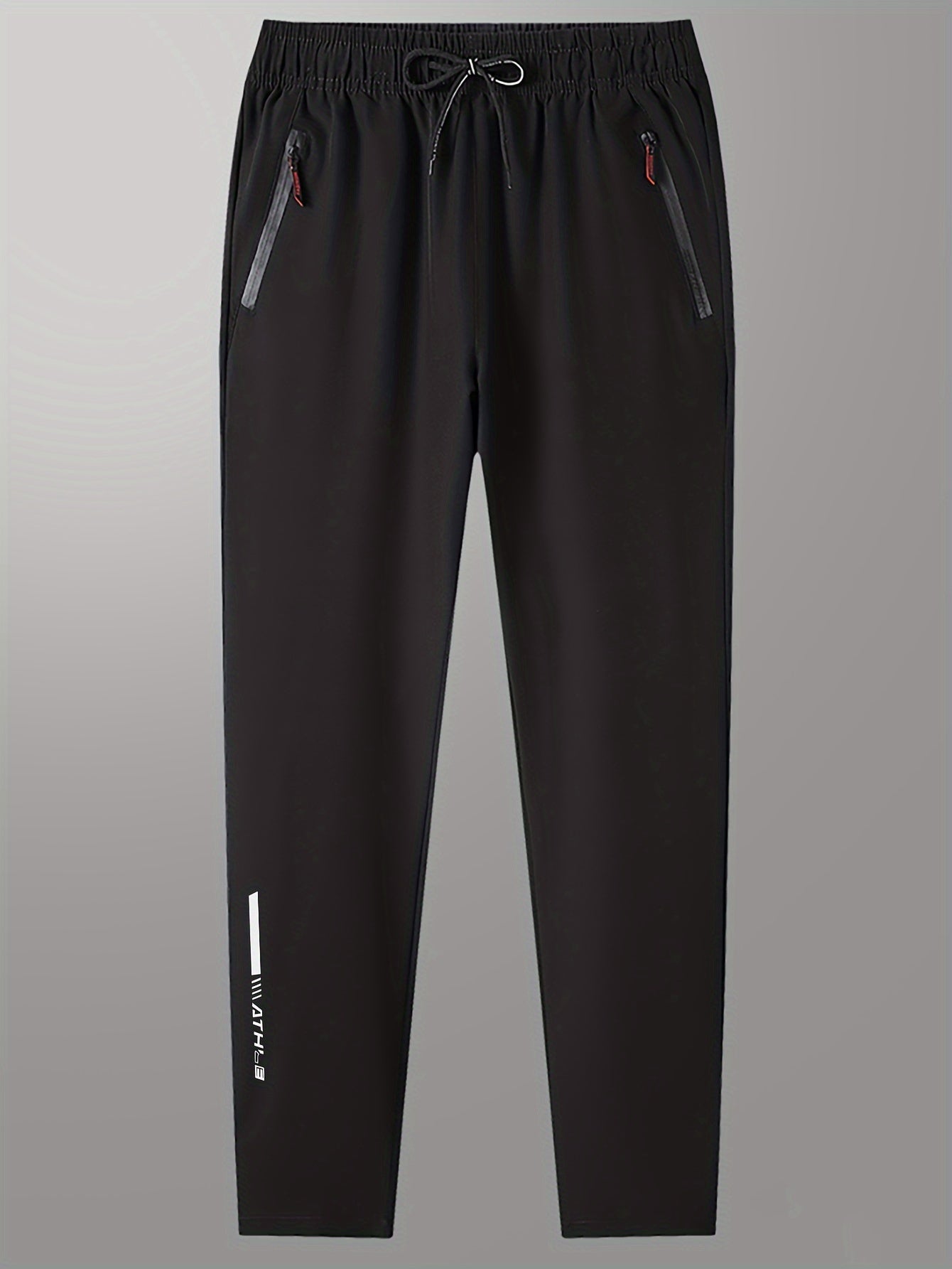 Pantalones deportivos con estampado del alfabeto para hombre, de secado rápido y con cordón, ideales para gimnasio, fitness y verano o otoño.