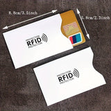 2/5PCS Anti RFID Blocking Card Holder, Business Credit Card Holder, Travel Protection Card Holder Wallet
