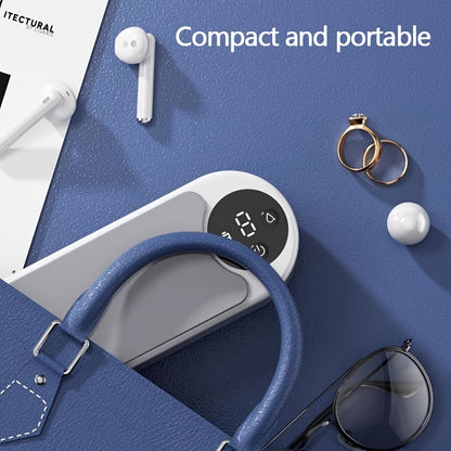Multifunctional Electric Sonic Cleaning Machine, Jewelry Automatic 360° Deep Cleaning Tool,Ultra-Portable, Usbcharging, High-Frequency Vibration, Easy to Clean Earrings, Rings, Necklaces, Glasses, Toothbrushes, Watches, Make