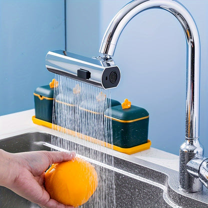Adaptador de grifo de cocina multifuncional (1 pieza), accesorio de repuesto para grifo de lavabo de baño, material ABS, acabado superficial sin terminar, compatible con varios modelos. Accesorio esencial para el hogar en Navidad y Halloween.