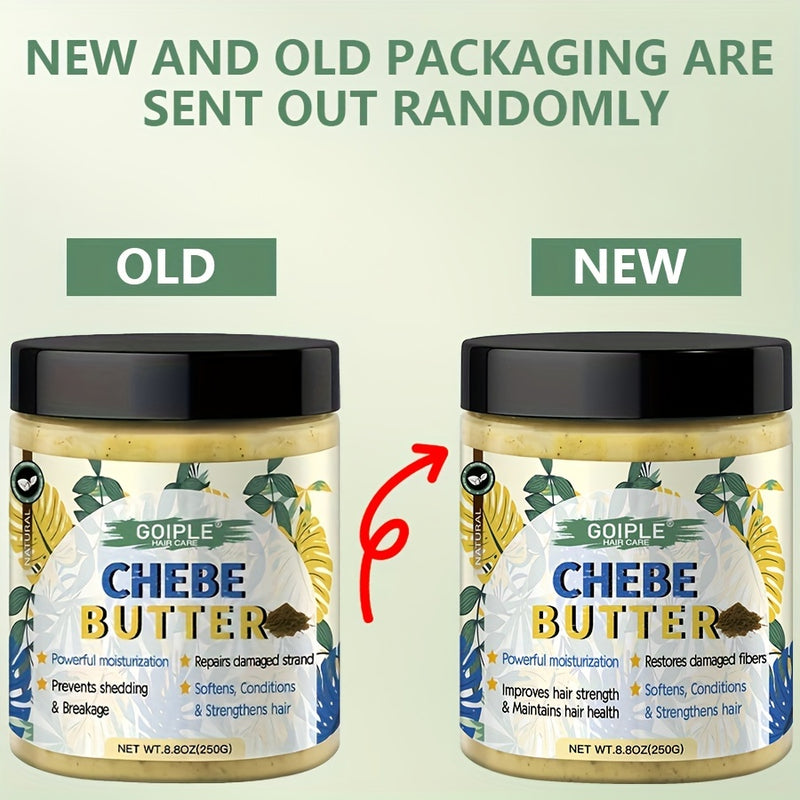 [Opción popular] Manteca capilar de chebe africano Goiple - 250 g | Hidratación y suavidad duraderas, extracto natural de chebe en polvo para una textura mejorada y un cuero cabelludo saludable, Goiple