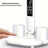 For Smart LED Desk Lamp with Dual-Head, Adjustable Brightness, Touch Control, USB Powered, Eye-Care Technology for Reading & Study Area - Includes Power Cord