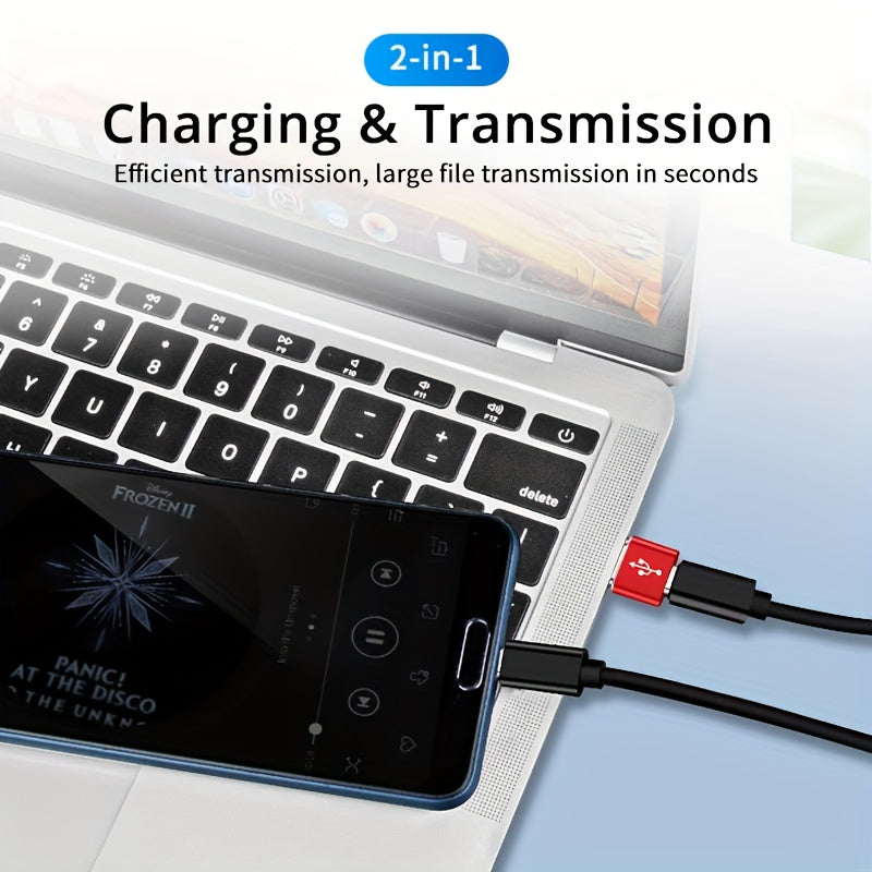 USB C Female To USB A Male Adapter, Type C To USB A Charger Cable Converter For IWatch 7 AirPods, MacBook, iPhone 11 12 13 14 Pro Max, iPad Mini 6, Samsung Galaxy S20 S21 S22.