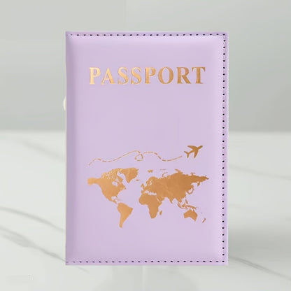 1pc Passport Cover And Travel Wallet Secure Organizer For Documents And Cards